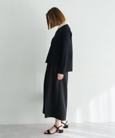 YECCA VECCA 2way襟付きレースニット