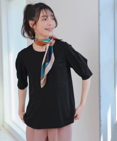 Tiaclasse L 【洗える】マトンスリーブカットソートップス