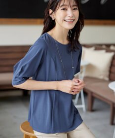 Tiaclasse L 【洗える】マトンスリーブカットソートップス