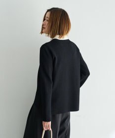 YECCA VECCA 2way襟付きレースニット