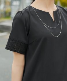 Tiaclasse 裾レース切替チュニック