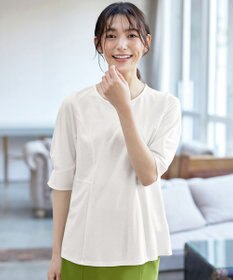 Tiaclasse L 【洗える】マトンスリーブカットソートップス