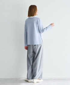 YECCA VECCA 2way襟付きレースニット