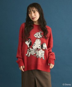 Green Parks １０１匹わんちゃん／ジャガードニット