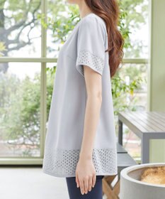 Tiaclasse 裾レース切替チュニック