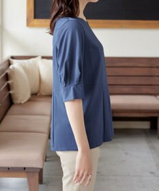 Tiaclasse L 【洗える】マトンスリーブカットソートップス