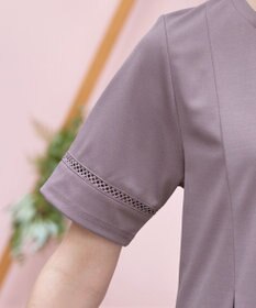 Tiaclasse 【洗える・接触冷感・紫外線ケア・サラごこち】はしごレースチュニック