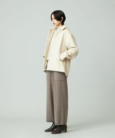 J.PRESS YORK STREET 【WOMEN】2WAY ウールアンゴラ ビーバーショートコート