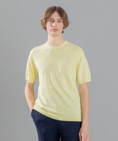 JOSEPH HOMME リネンナイロンプレーン　半袖クルーネックニット