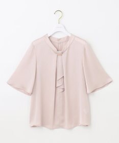 ANY SIS 【洗える】メタルパーツボウタイ ブラウス