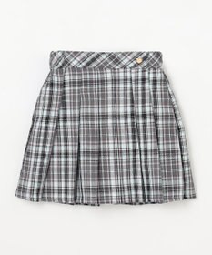 ANY KIDS ラメチェックプリーツスカパン