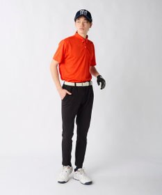 FILA GOLF／marie claire 【FILA GOLF】メッシュ加工ロゴ半袖ポロシャツ