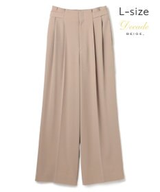 BEIGE， 【Lsize・セットアップ対応】CINDY / ハイウエストパンツ