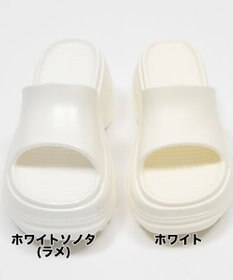 WEGO 厚底デザインラバーサンダル