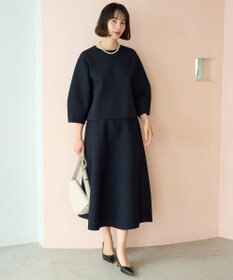 UNFILO BEAUTY FORM KNIT フレアスカート セットアップ