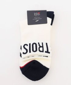 23区GOLF 【WOMEN】ロゴラインハーフソックス 15cm