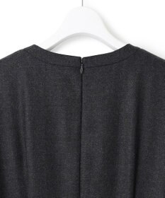 23区 L ウールジョーゼット フィットアンドフレア ワンピース