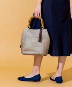 Tiaclasse バンブーハンドルバッグ
