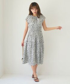 Feroux ウエストシャーリングティアード ワンピース