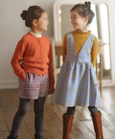 組曲 KIDS 【150-160cm】シャーリング Tシャツ