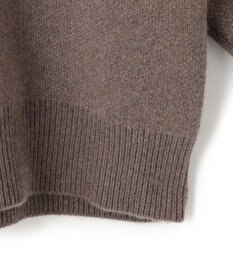 BEIGE， 【洗える】SEDONA / ウールカシミヤフーディーニット