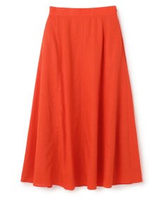 UNFILO リネンレーヨン セミフレアスカート