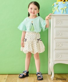 ANY KIDS 【ディズニー/FROZEN】【綿100%】袖チュール Tシャツ