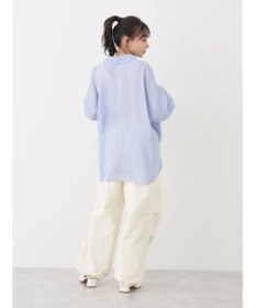 earth music&ecology ドロスト羽織シャツ