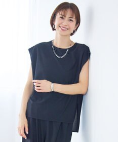 自由区 【WEB先行販売】ストレッチアムンゼンフレンチスリーブ カットソー