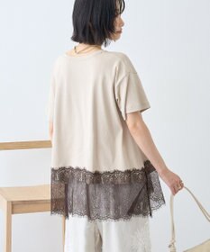 AMERICAN HOLIC 裾レース半袖プルオーバー