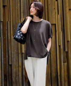 23区 S 【一部店舗限定/吸水速乾/UVカット/接触冷感/洗える】ストレッチジョーゼット オールインワン