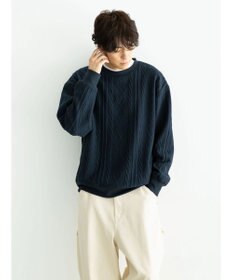 CRAFT STANDARD BOUTIQUE ケーブル柄カットプルオーバー1