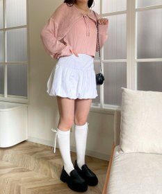 WEGO アンサンブルメッシュリボンカーディガン