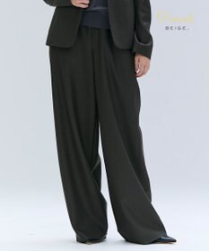 BEIGE， 【セットアップ対応】CORBY / ウールイージーワイドパンツ