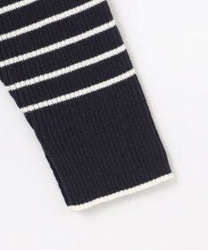 組曲 L 【WEB限定】ハイネック ゆるボーダーニット