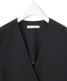 ICB L 【UVカット・洗える】ウール2WAYストレッチ Vネックベスト