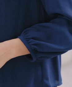 Tiaclasse 【スマート裏起毛】 ボウタイ風ブラウス