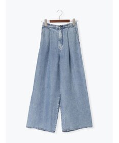 Te chichi ウォッシュデニムライクタックワイドパンツ(セットアップ可)