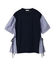 Green Parks 布帛ドッキング脇リボンプルオーバー