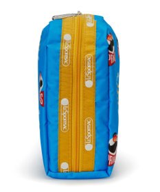LeSportsac EXTRA LARGE RECTANGULAR COSMETIC/プリングルズブルーエクストラレクタンギュラーコスメティック