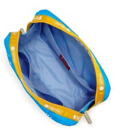 LeSportsac EXTRA LARGE RECTANGULAR COSMETIC/プリングルズブルーエクストラレクタンギュラーコスメティック