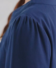 Tiaclasse 【スマート裏起毛】 ボウタイ風ブラウス