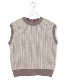 J.PRESS YORK STREET 【WOMEN】ANTI PILLING  JACQUARD ベスト