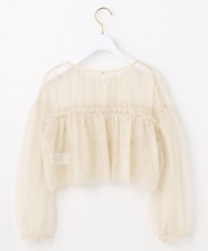 ANY SIS 【Lily Calin】チュールフリルトップス×ドレスセット