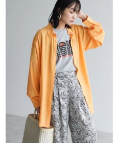 Green Parks ジャガードシアーシャツ