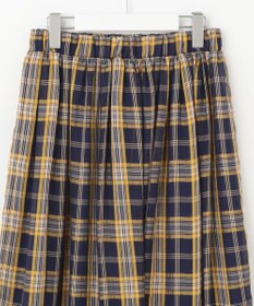自由区 【WEB限定】シアーチェック ギャザースカート