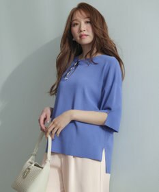 ANY SIS 【アイスタッチ】ボートネックニット プルオーバー