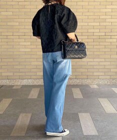 Green Parks AnriettMusee ショート丈ジャガードトップス