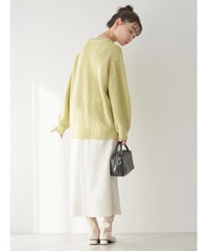 AMERICAN HOLIC 片畦クルーネックニットプルオーバー