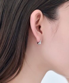 Phoebe 【痛くないシリーズ/金属アレルギー対応】ドロップパールライトフィットイヤリング　シルバー